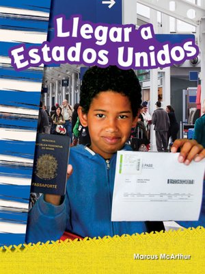 cover image of Llegar a Estados Unidos Read-along eBook